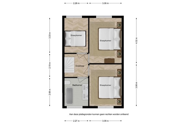 Floorplan - Clivialaan 25, 4542 CJ Hoek